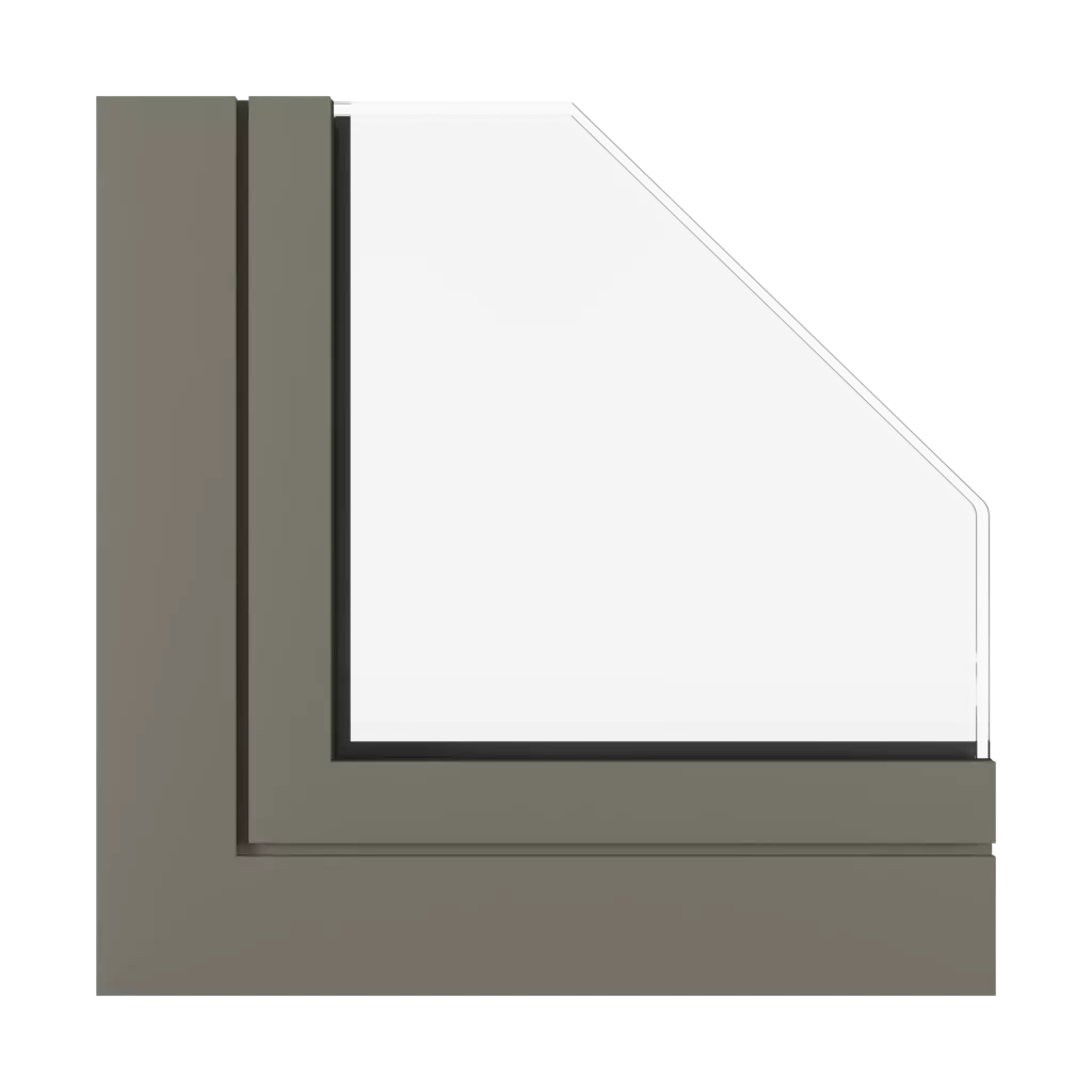 Kwarcowy szary SK okna profile-okienne aluprof mb-70