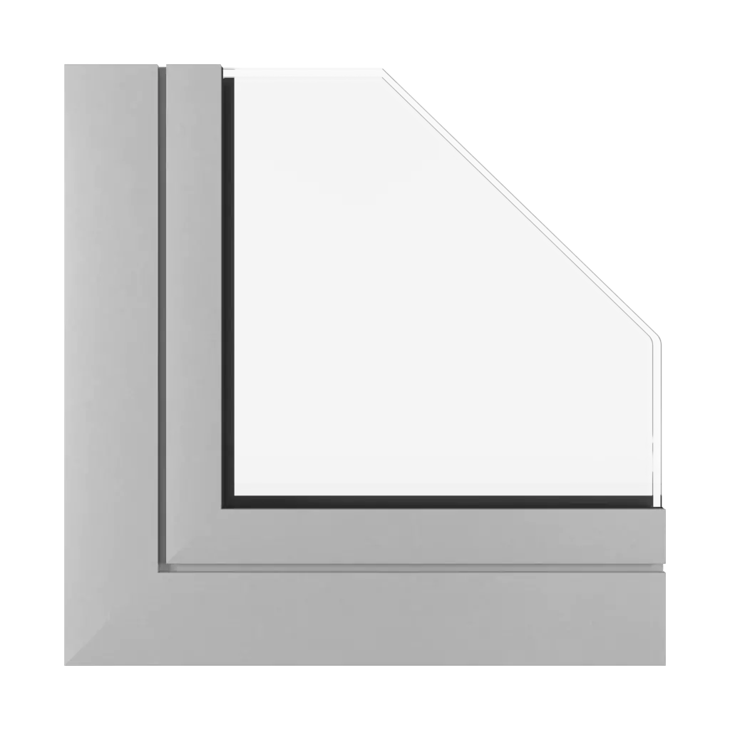 Srebrny SK okna profile-okienne aluprof mb-77-hs