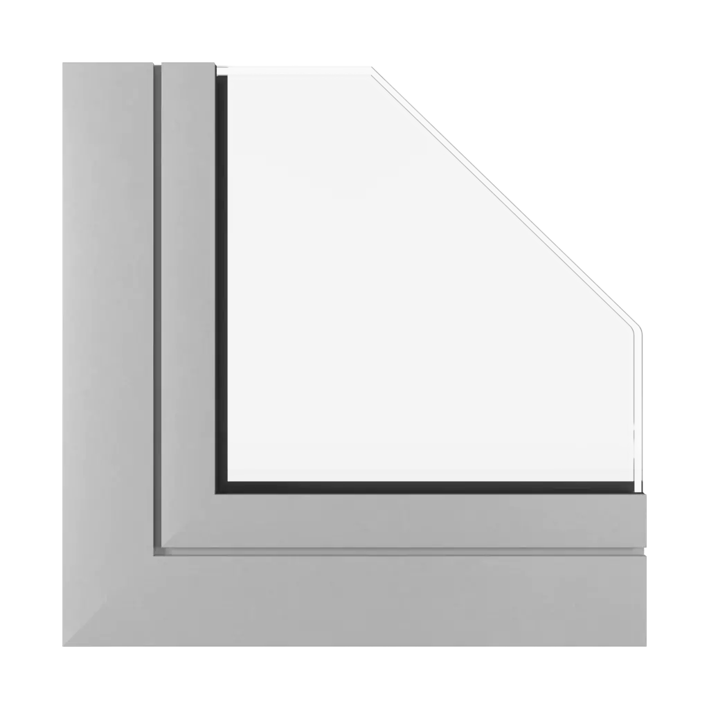 Srebrny SK okna profile-okienne aluprof mb-sr50n