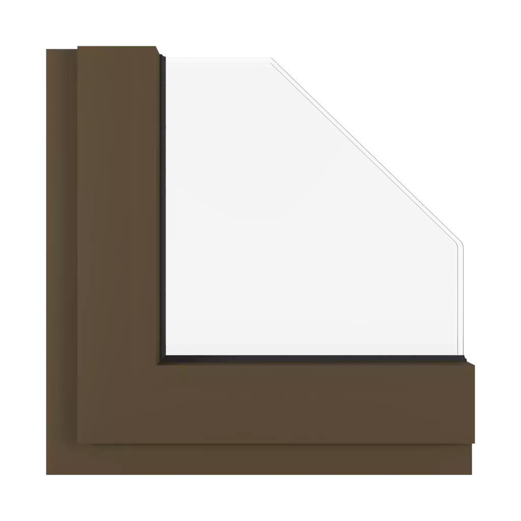 Brązowy SK okna kolory aluprof brazowy-sk interior