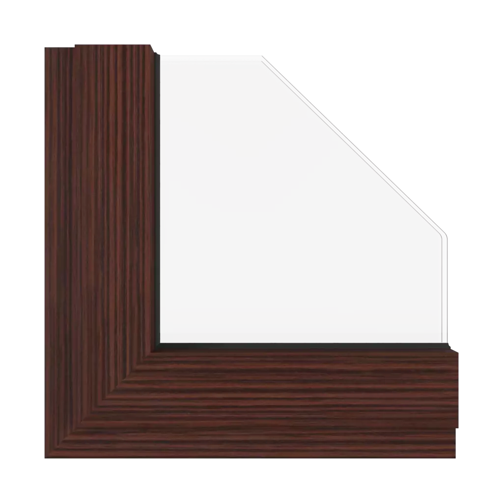 Mahoń SK okna kolory aluprof mahon-sk interior