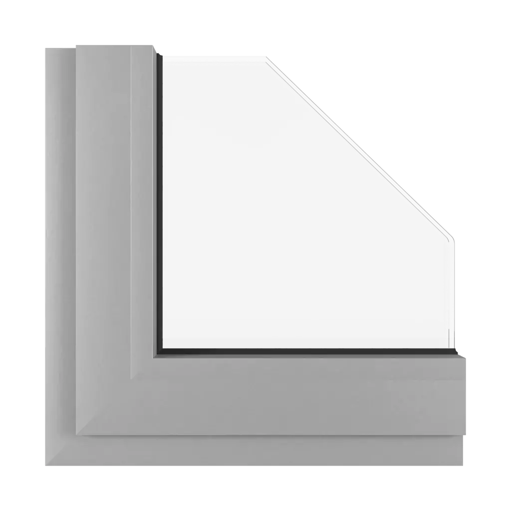Srebrny SK okna kolory aluprof srebrny-sk interior