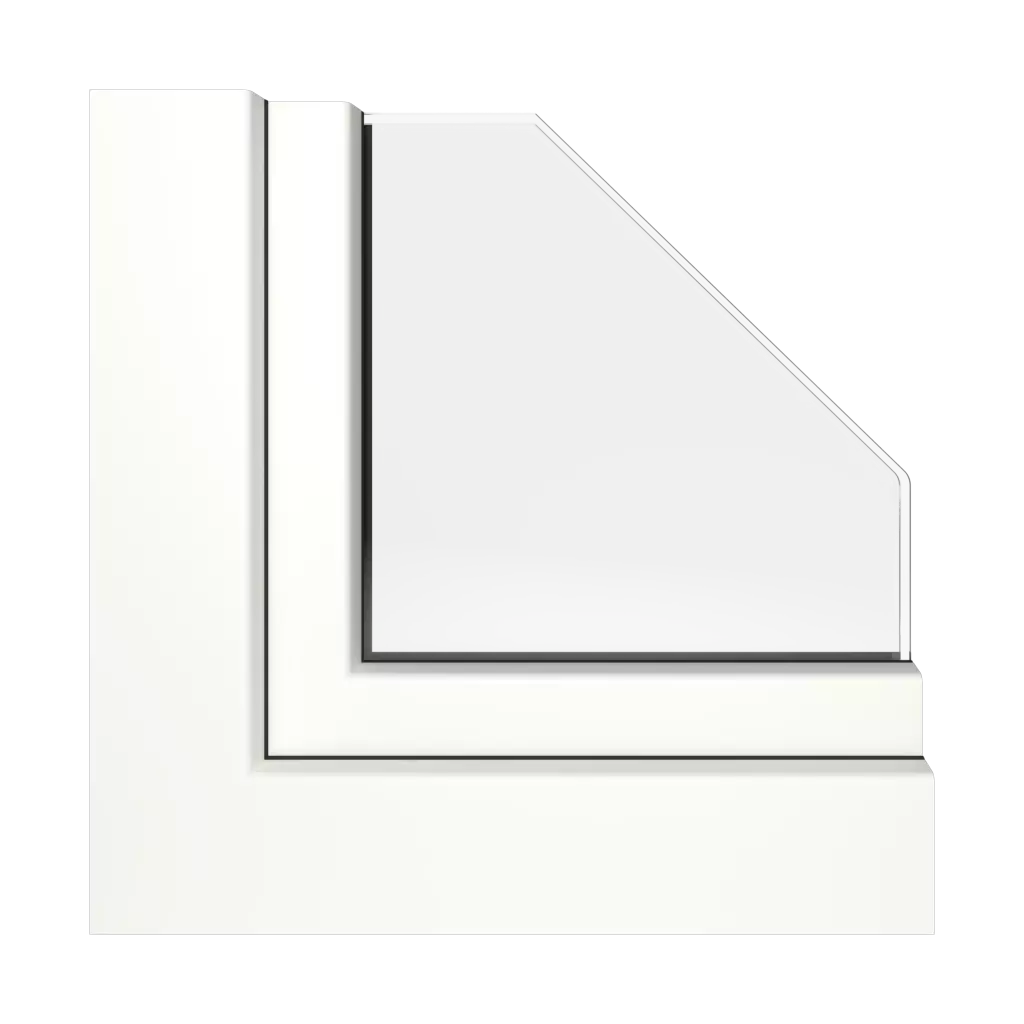 Biały okna profile-okienne rehau synego