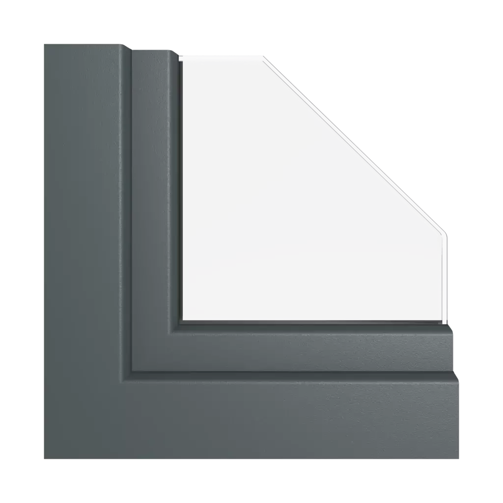 Antracyt gładki okna profile-okienne rehau synego