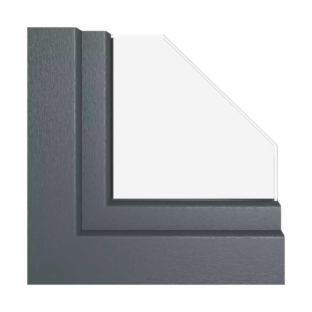 Antracyt okna profile-okienne rehau synego
