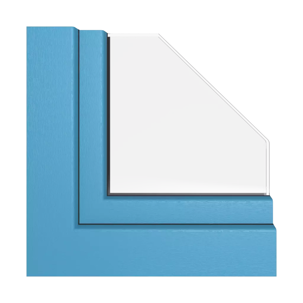 Brylantowoniebieski okna profile-okienne rehau synego