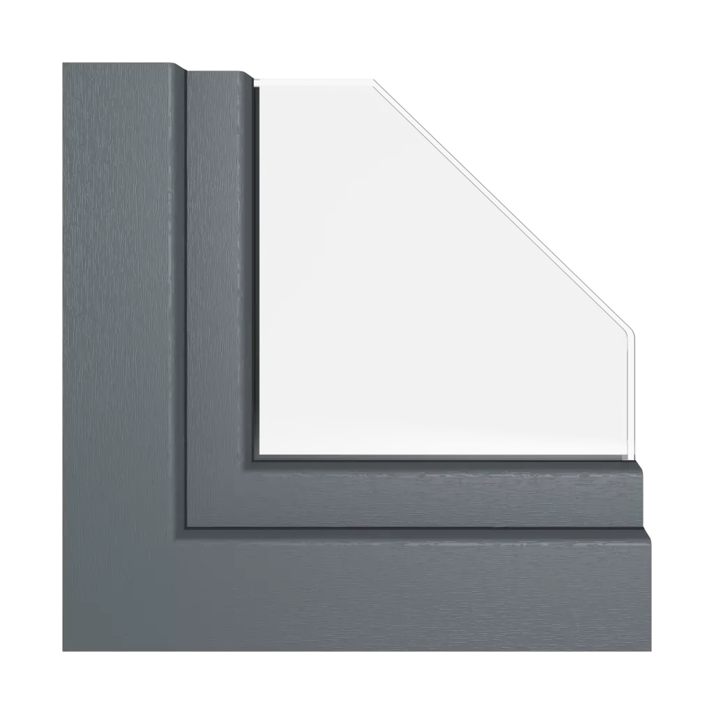 Szary łupek okna profile-okienne rehau synego