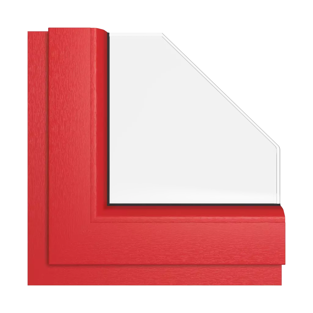 Czerwony okna kolory rehau-kolory czerwony interior