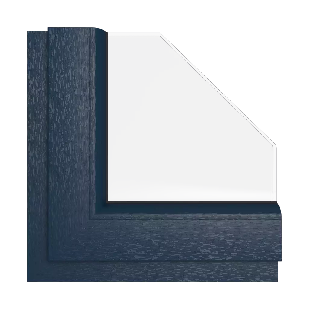 Stalowoniebieski okna kolory rehau-kolory stalowoniebieski interior