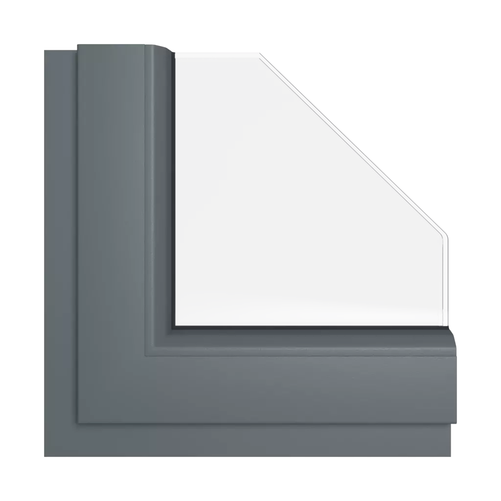 Szary łupek gładki okna kolory rehau-kolory szary-lupek-gladki interior