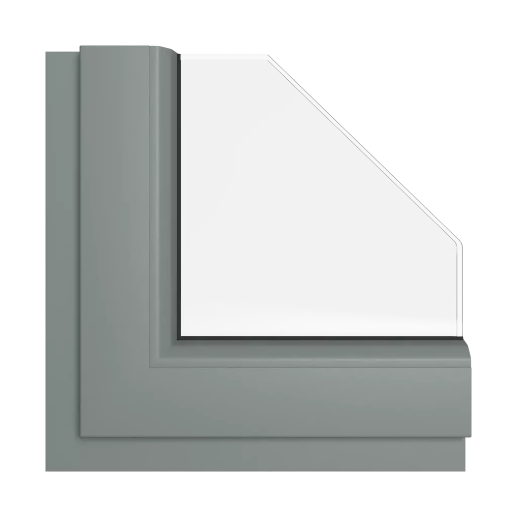 Szary bazaltowy gładki okna kolory rehau-kolory szary-bazaltowy-gladki interior