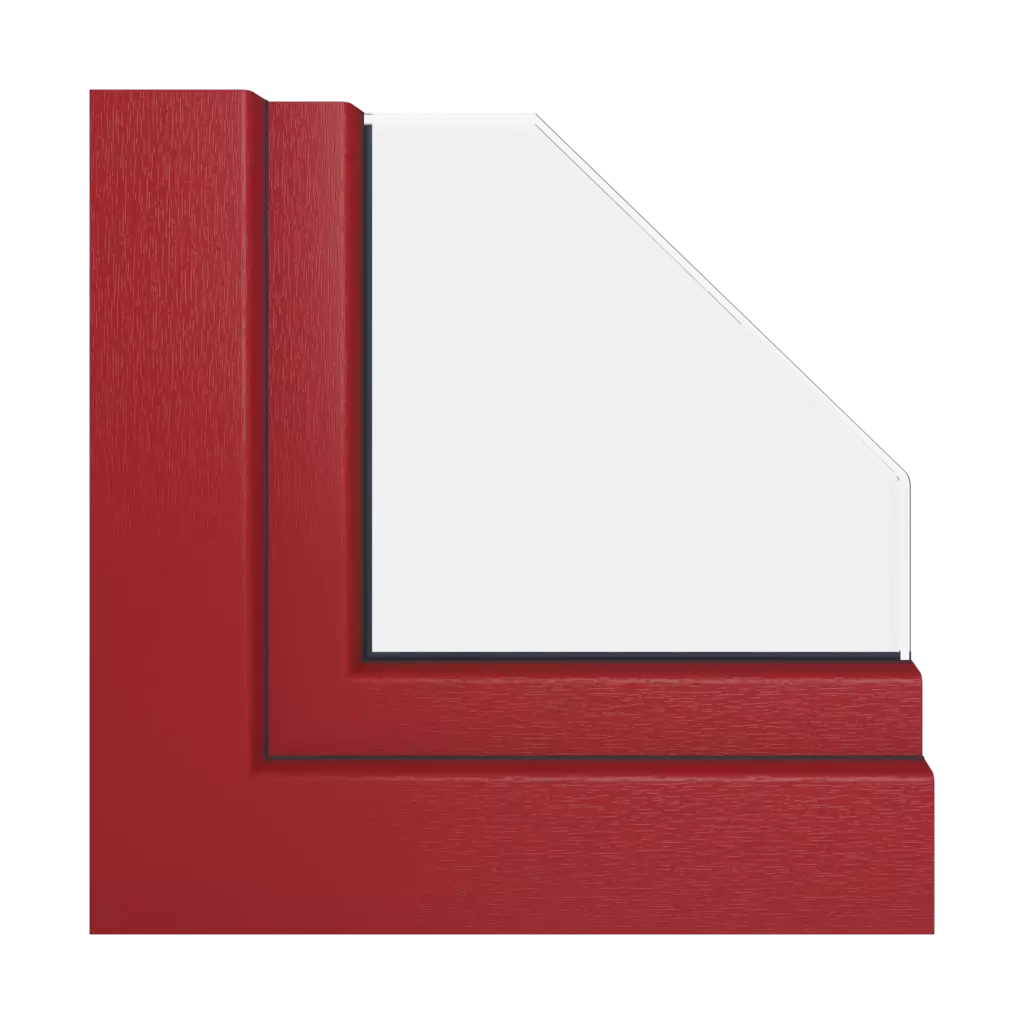 Ciemny czerwony okna profile-okienne aluplast energeto-8000