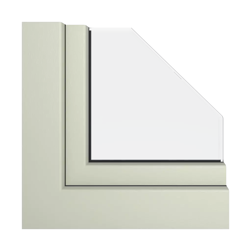 Szary beżowy okna kolory aluplast   