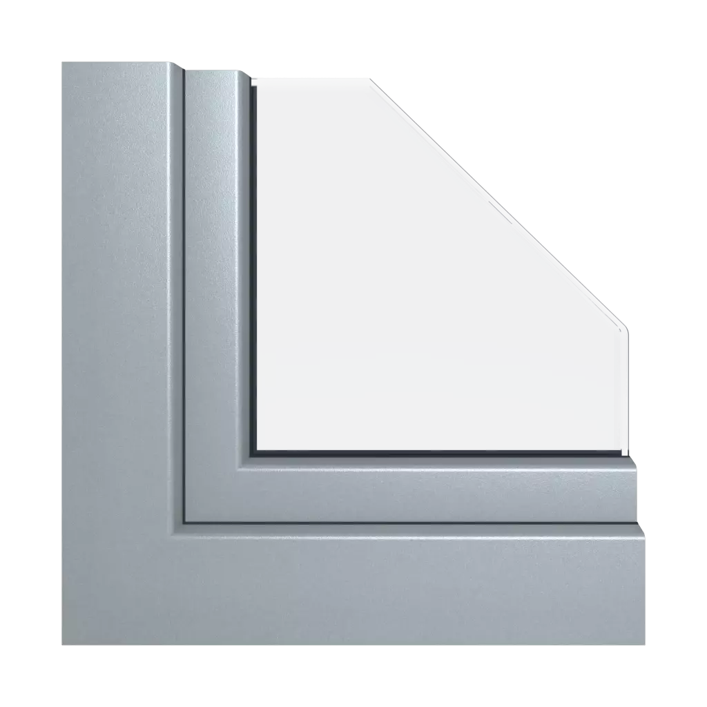 Window grey aludec okna profile-okienne aluplast monoblock