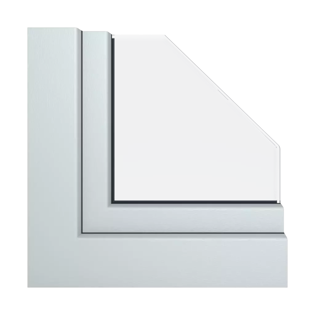 Szary strukturalny okna kolory aluplast   