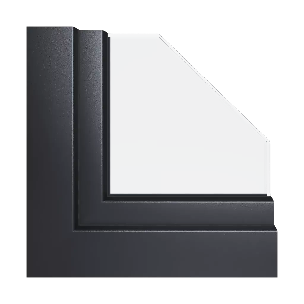 Jet black aludec okna profile-okienne aluplast energeto-neo-design