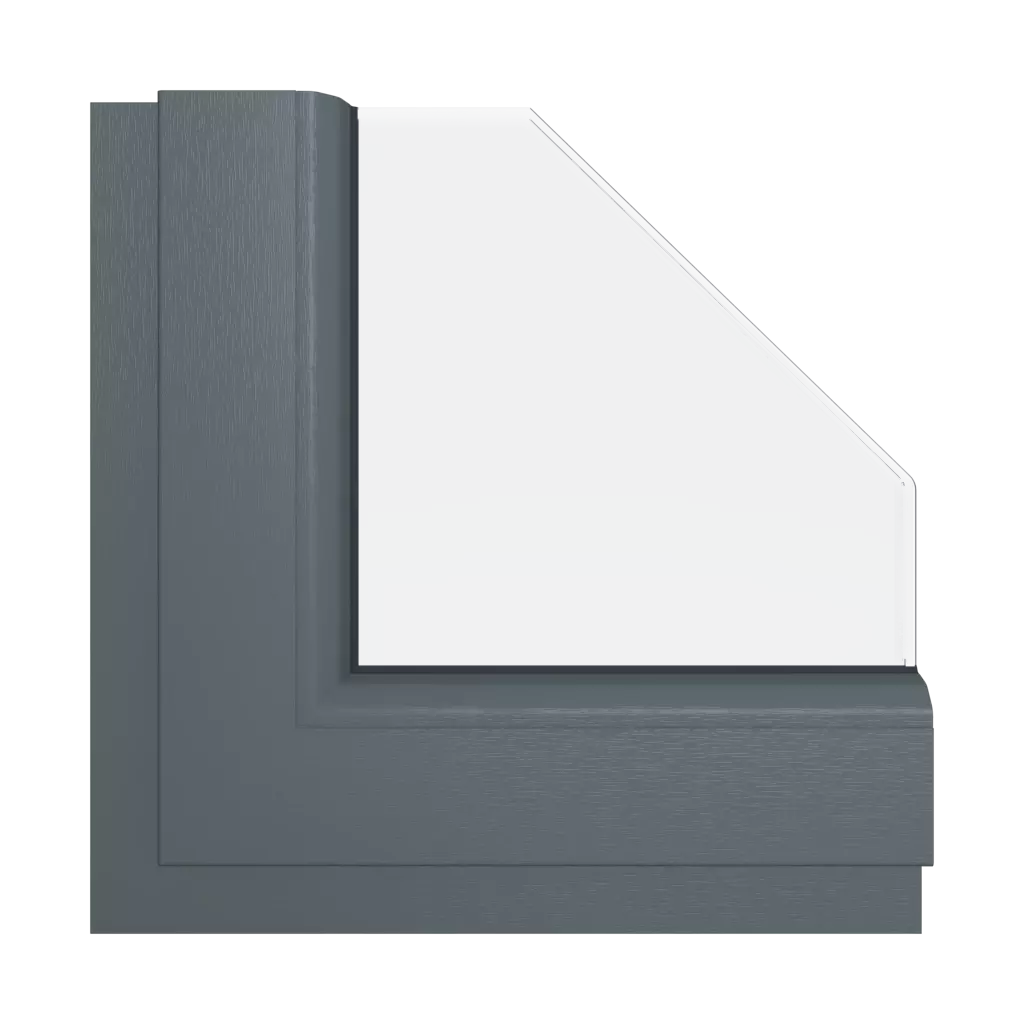 Szary antracytowy ✨ okna kolory aluplast szary-antracytowy interior