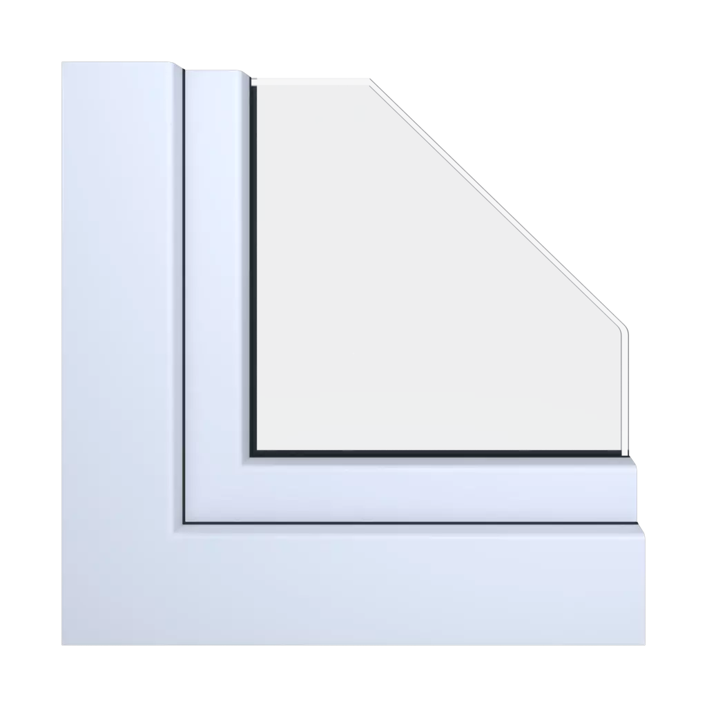 Biały okna kolory schuco   