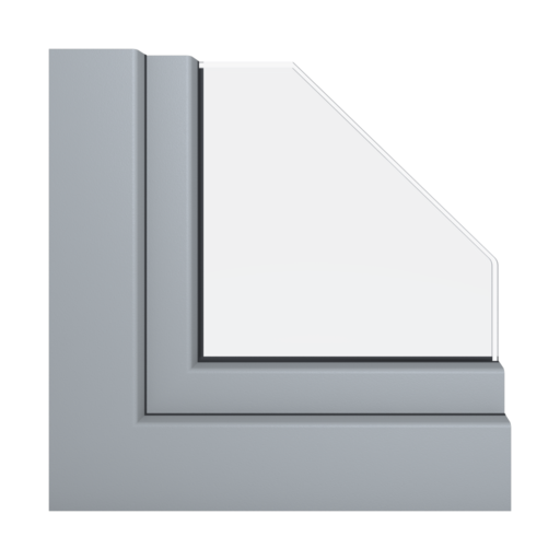 Szary sygnałowy gładki okna profile-okienne schuco living-md
