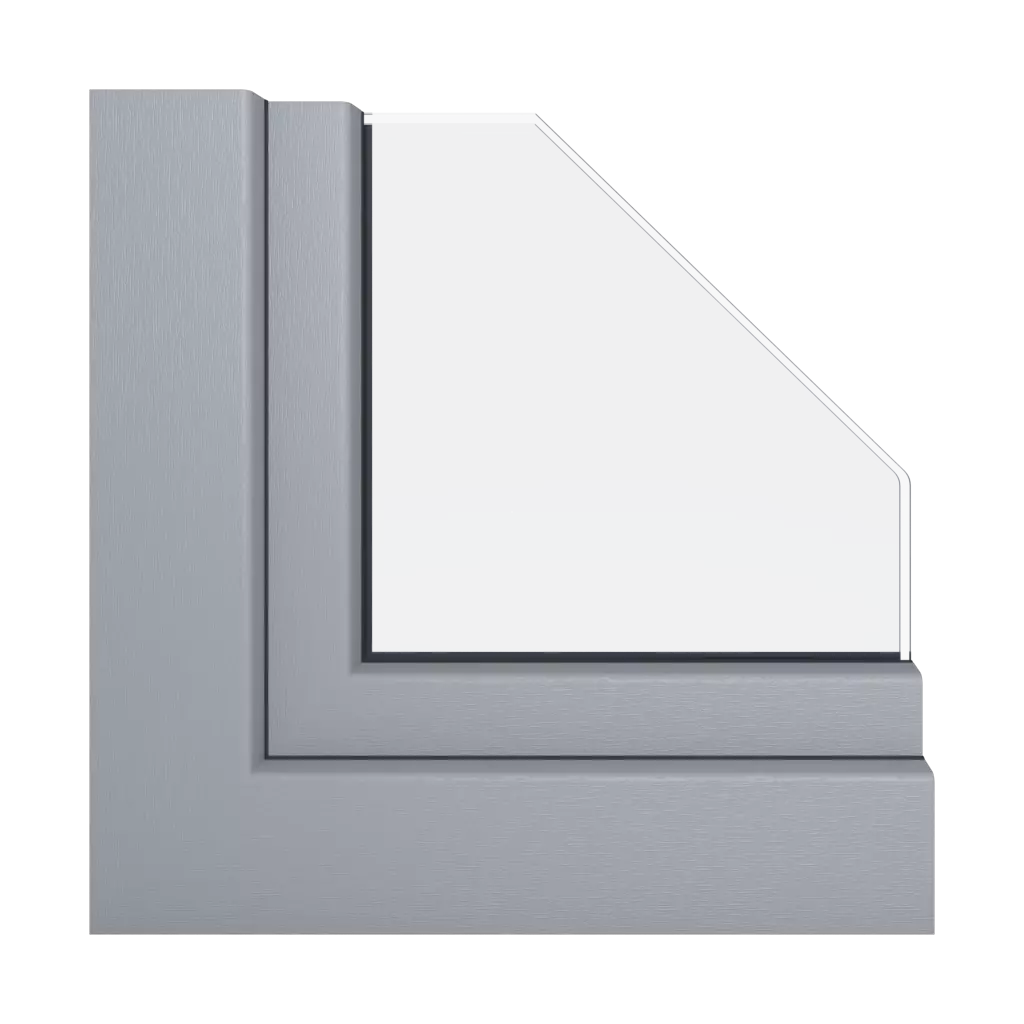 Szary sygnałowy okna kolory schuco   