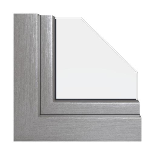 Aluminium szczotkowane okna kolory schuco   