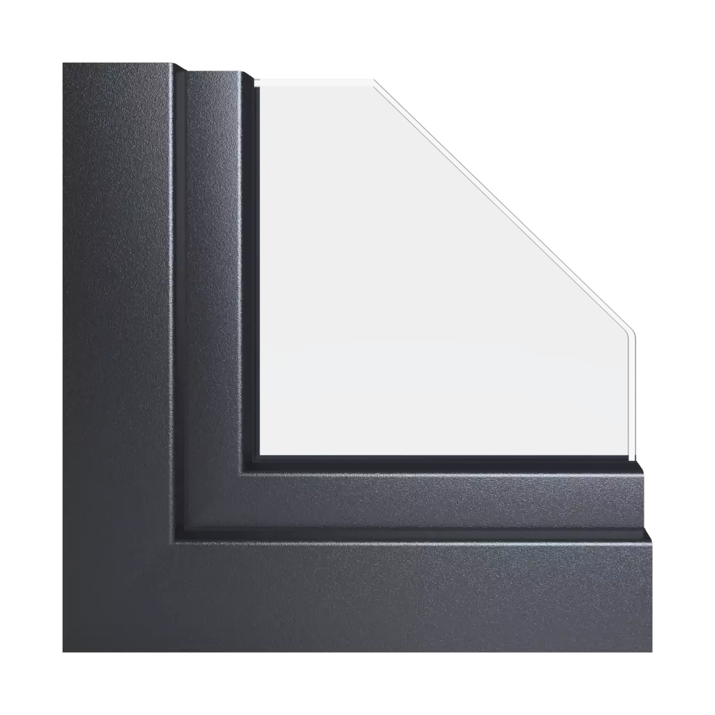 Alux antracytowy okna kolory schuco   
