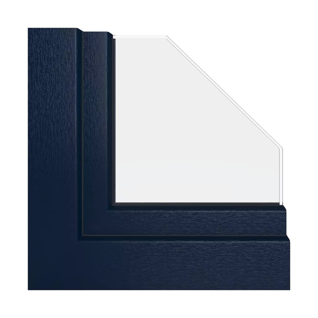 Granatowy okna profile-okienne schuco livingslide