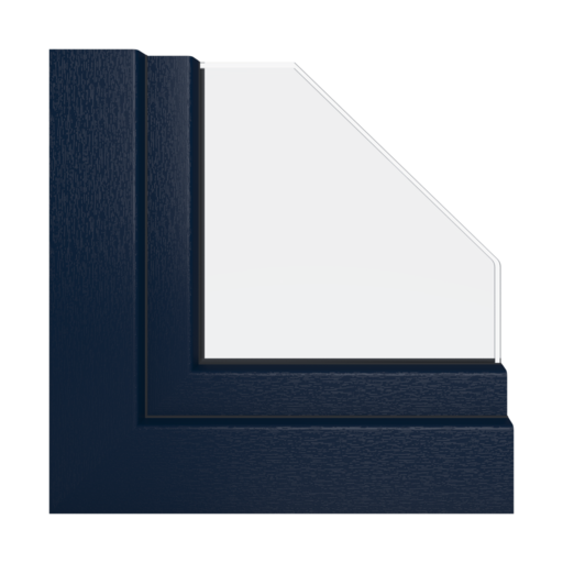 Granatowy okna kolory schuco   