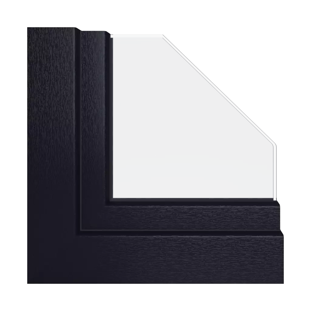 Niebieski monumentowy okna profile-okienne schuco livingslide