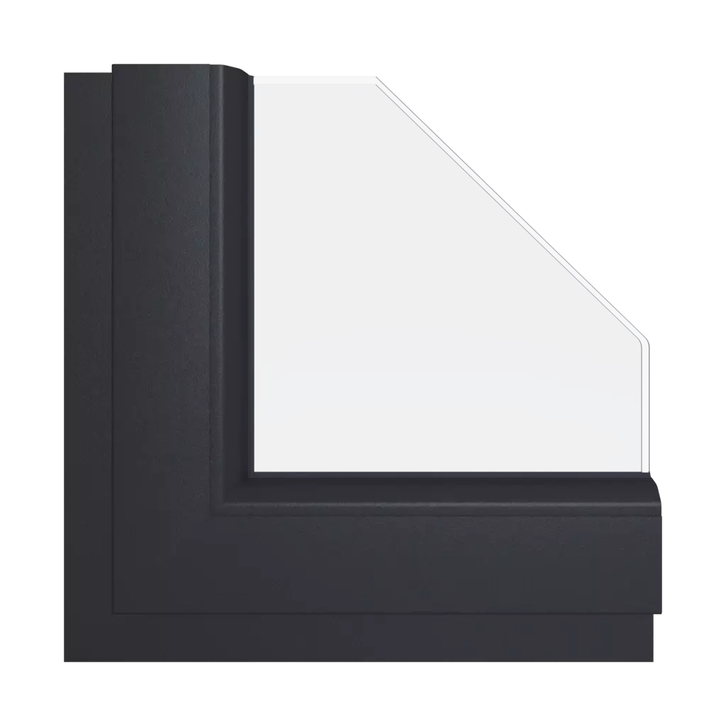 Szary antracytowy gładki okna kolory schuco szary-antracytowy-gladki interior