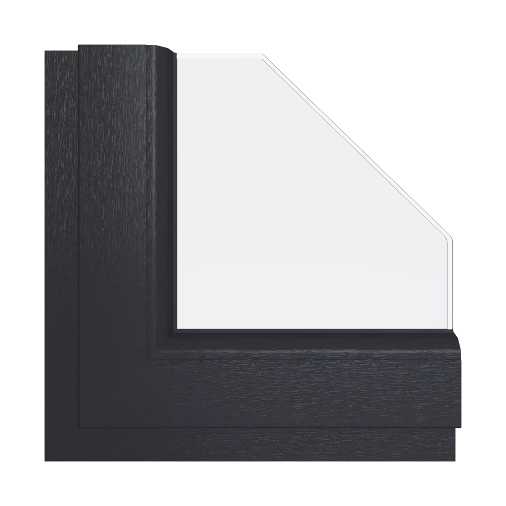 Szary antracytowy okna kolory schuco szary-antracytowy interior