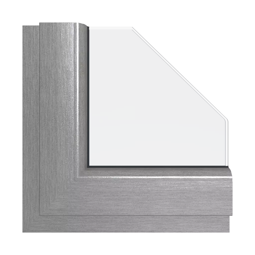 Aluminium szczotkowane okna kolory schuco aluminium-szczotkowane interior