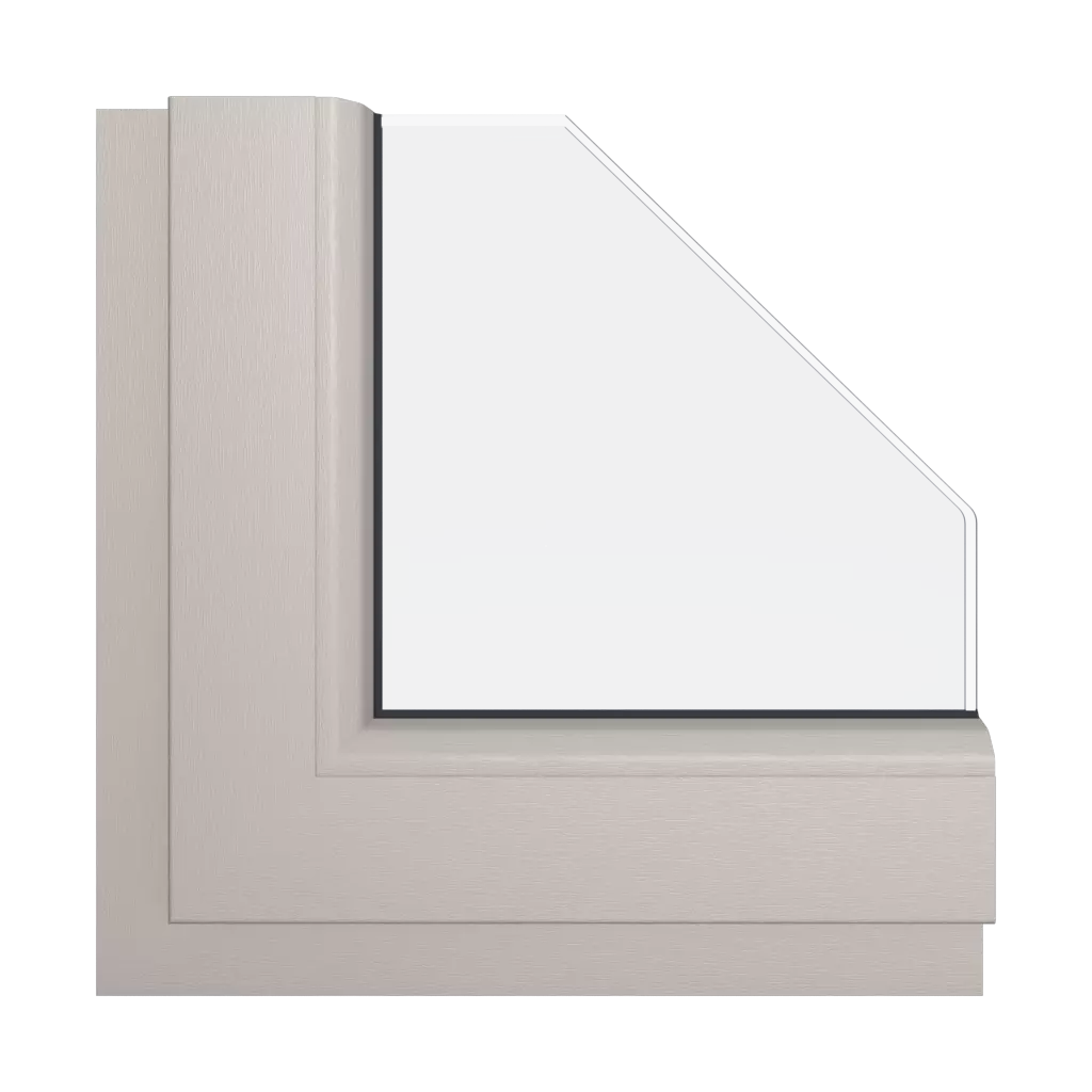Kremowy okna kolory schuco kremowy interior