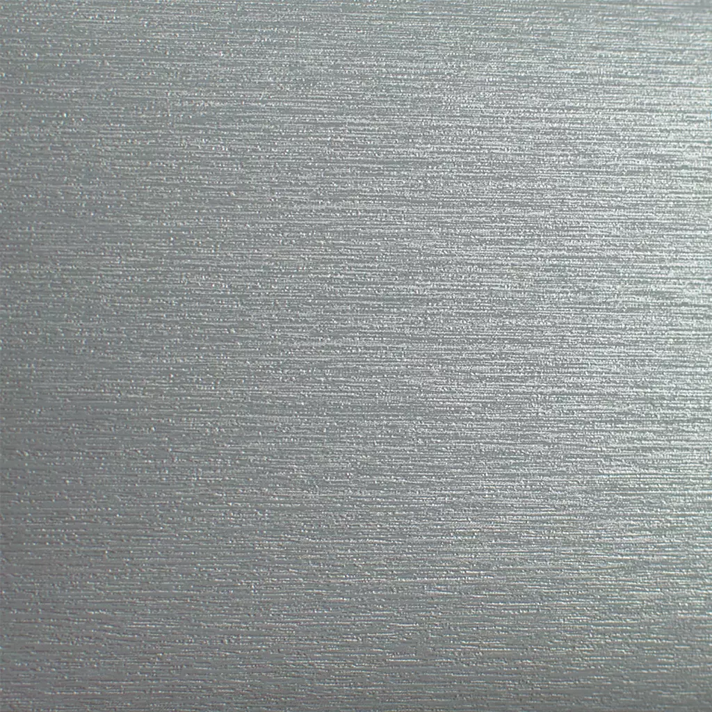Metbrush srebrny okna kolory kommerling metbrush-srebrny texture