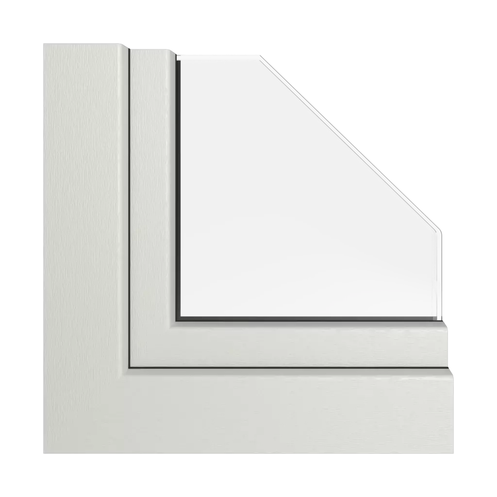 Jasny szary okna profile-okienne kommerling system-88-md