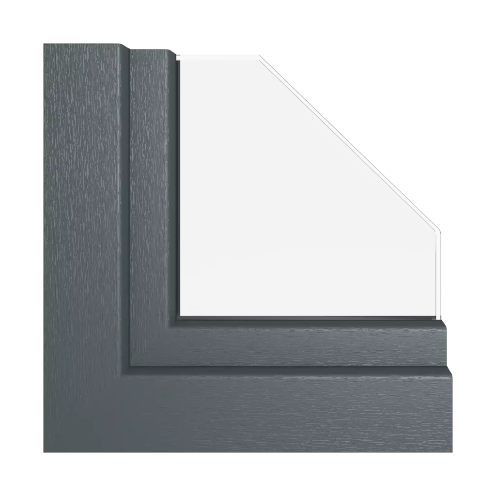 Szary antracytowy okna profile-okienne kommerling system-88-md