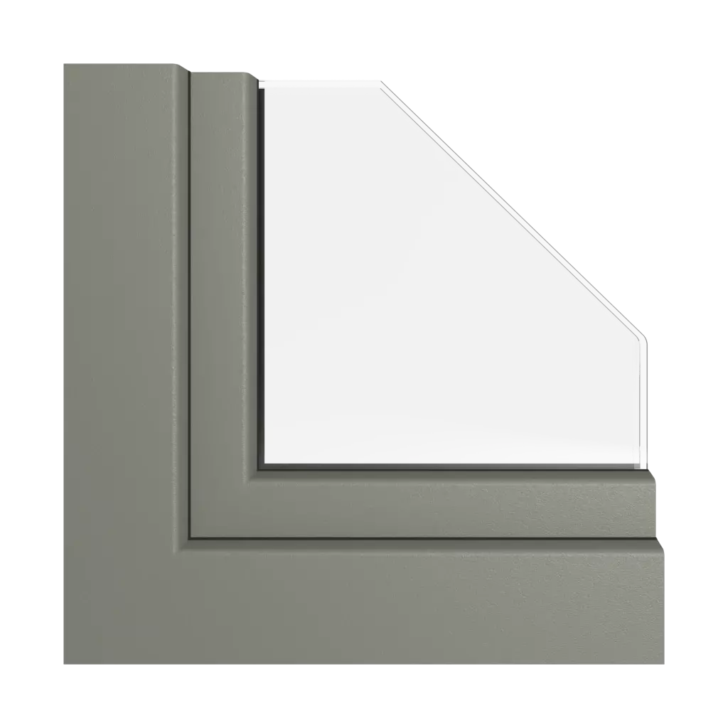 Szary kwarcowy mat okna profile-okienne kommerling system-88-md