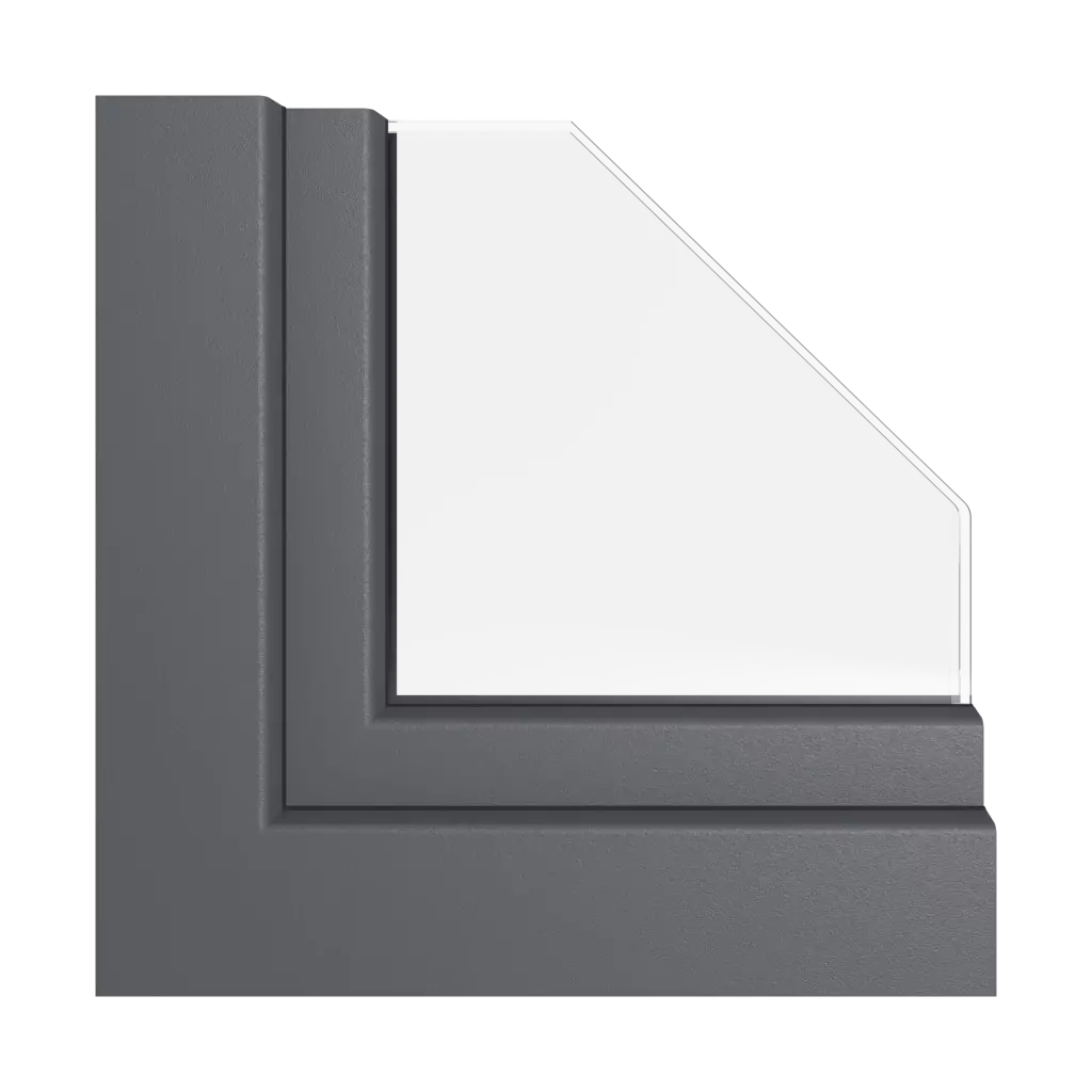 Szary łupkowy okna profile-okienne kommerling system-88-md