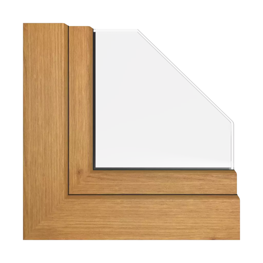 Dąb irlandzki okna profile-okienne kommerling system-88-md