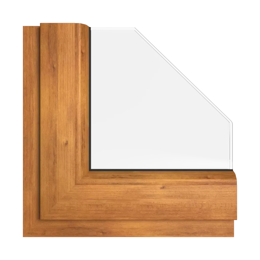 Rustykalna wiśnia okna kolory kommerling rustykalna-wisnia interior
