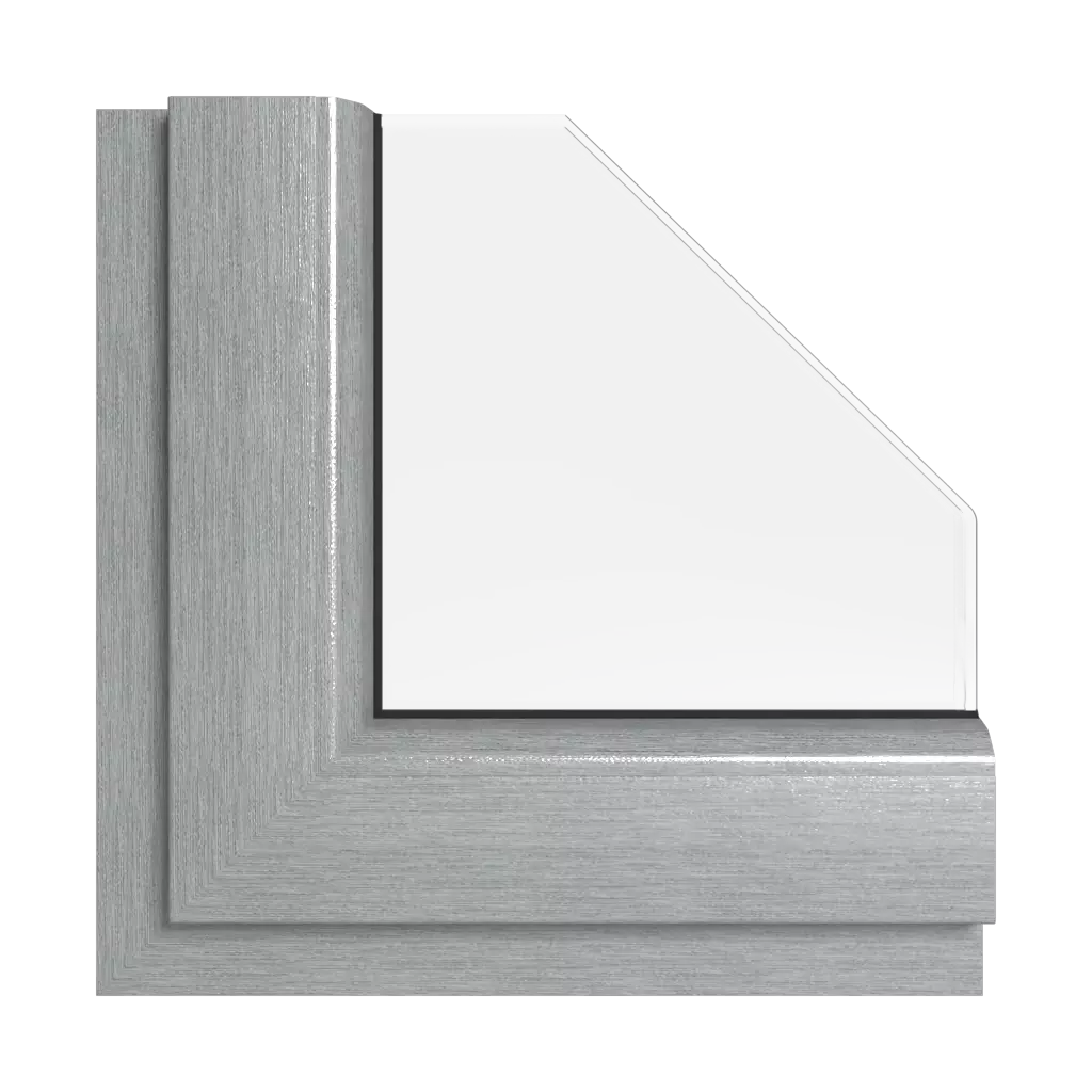 Metbrush srebrny okna kolory kommerling metbrush-srebrny interior