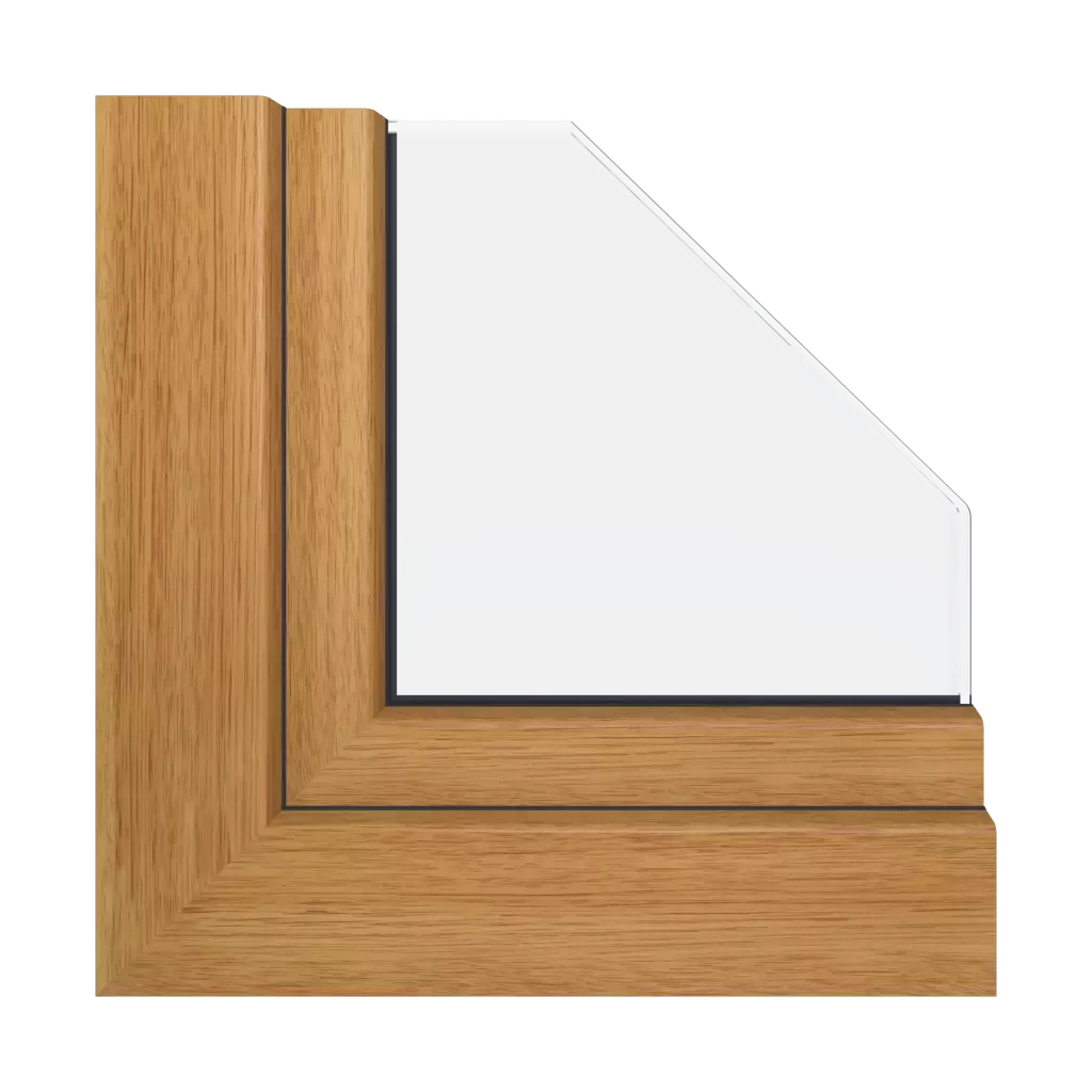 Realwood dÄ…b imbirowy okna profile-okienne gealan smoovio