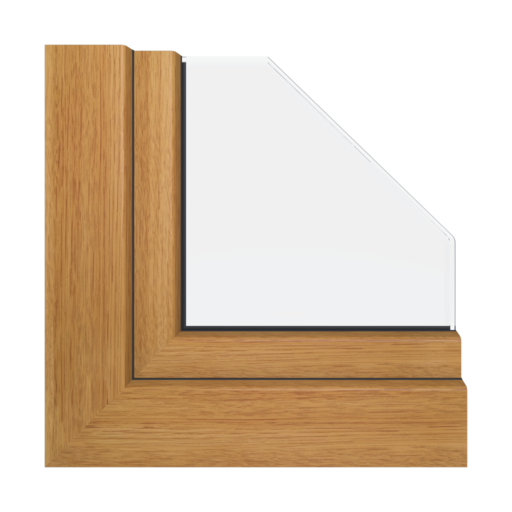 Realwood dąb imbirowy okna profile gealan hst-s-9000
