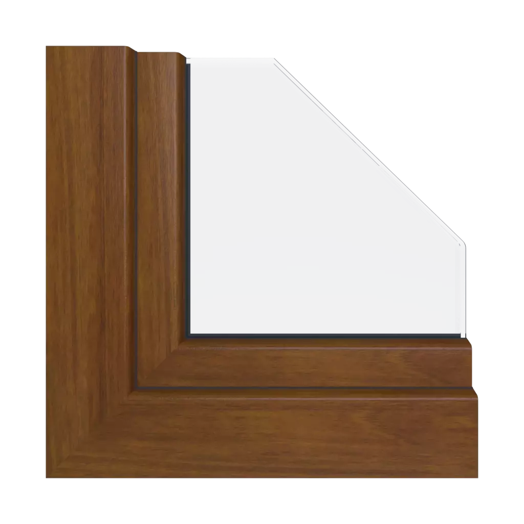 Orzech włoski okna profile-okienne gealan linear