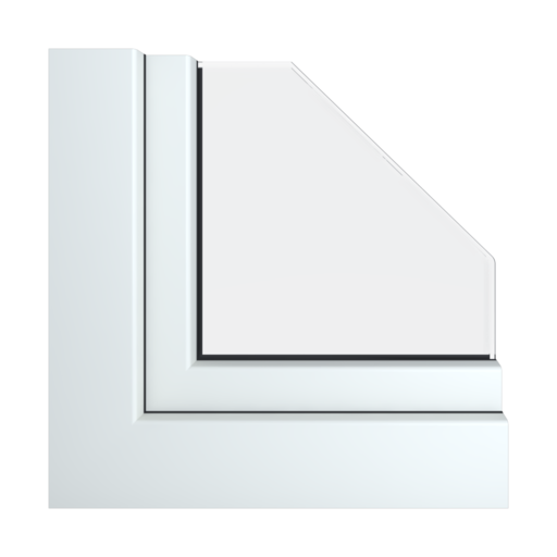 Biały okna profile-okienne gealan hst-s-9000