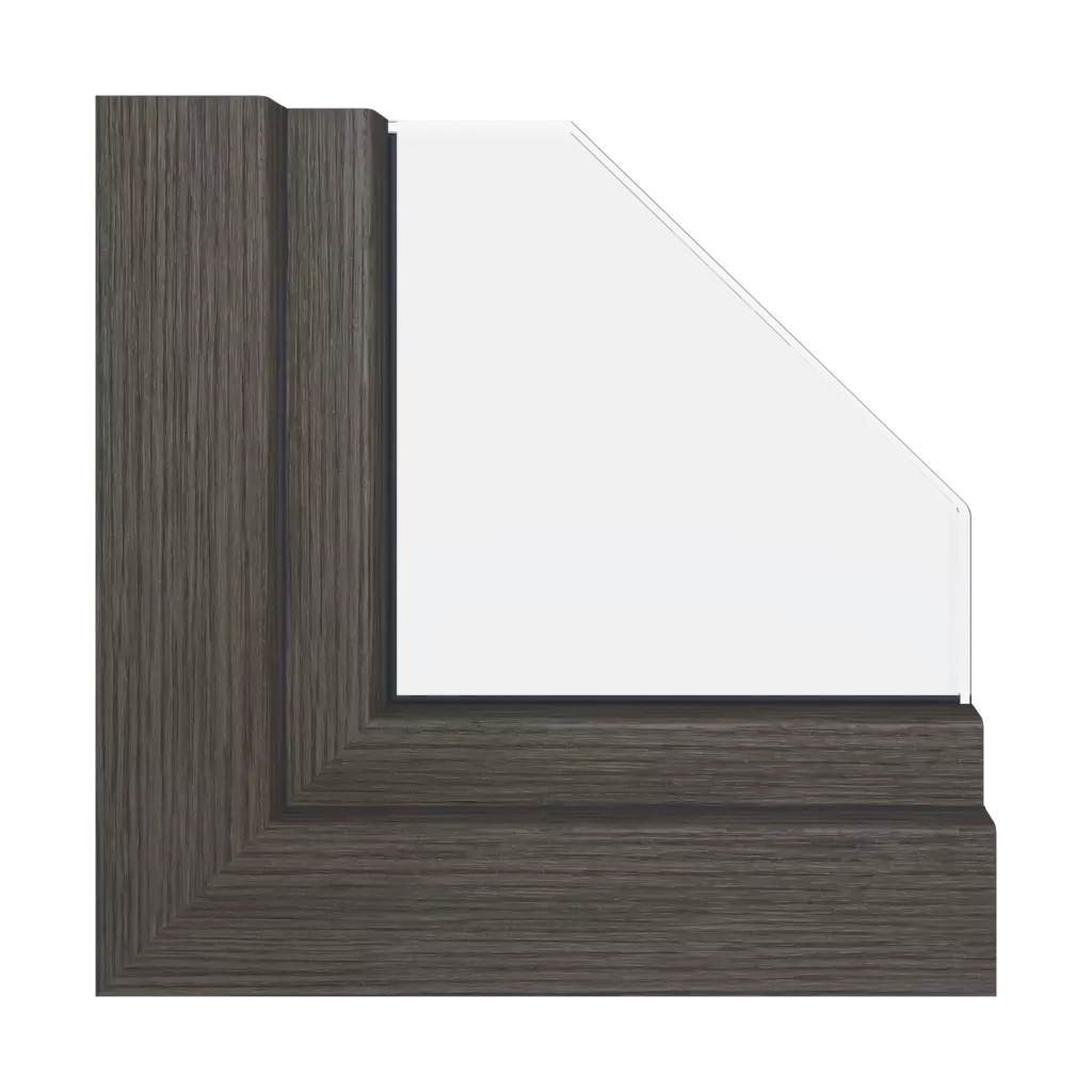 Dąb bagienny okna profile-okienne gealan s-8000