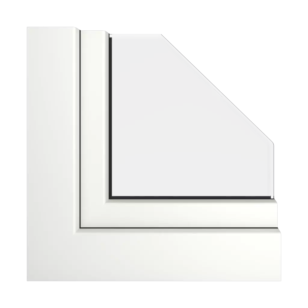 Traffic white RAL 9016 acrycolor okna profile-okienne gealan smoovio