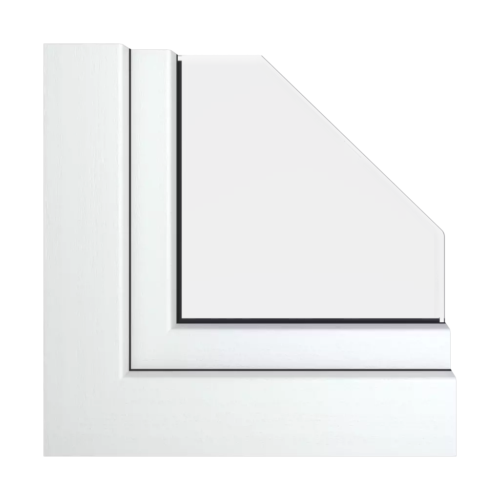 Brylantowa biel RAL 9003 okna profile-okienne gealan smoovio