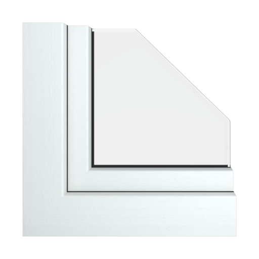 Brylantowa biel RAL 9003 okna profile-okienne gealan hst-s-9000