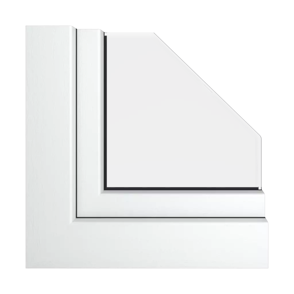 Czysta biel RAL 9010 okna profile-okienne gealan linear